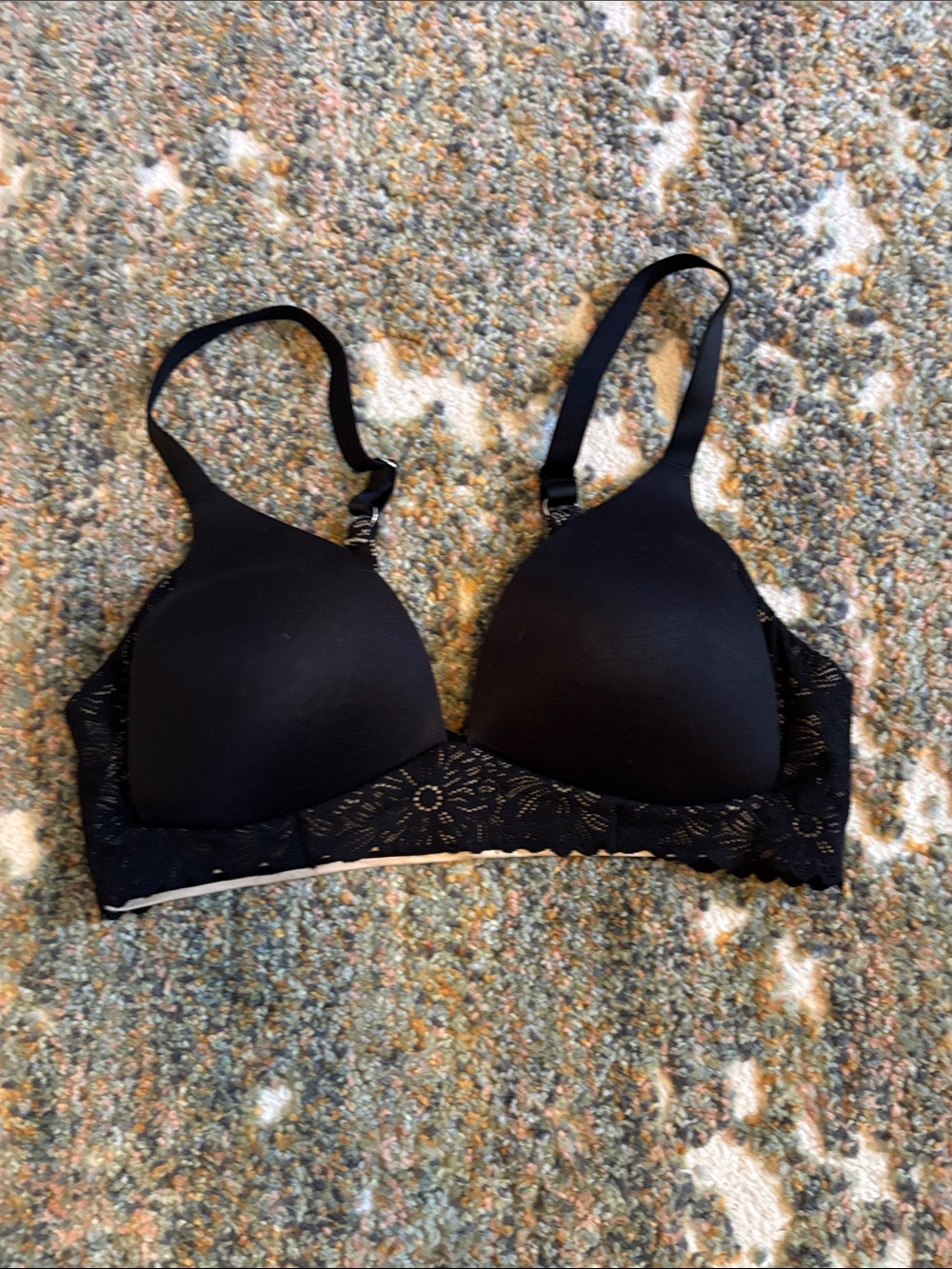aerie Black Lace Wireless Bra